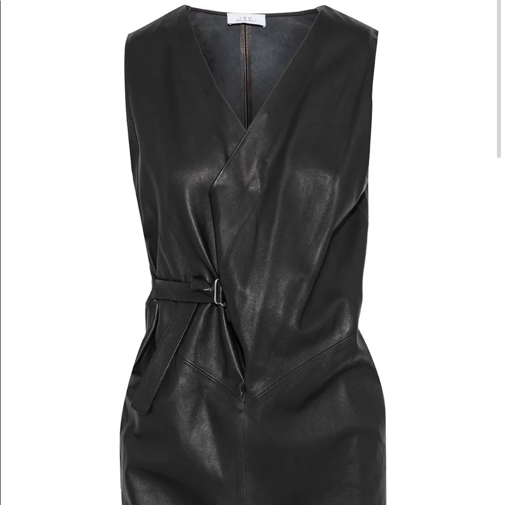 Iro leather mini dress